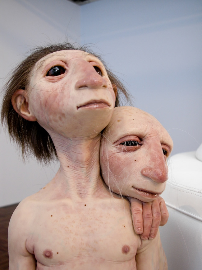 Patricia Piccinini hyper realists sculptures